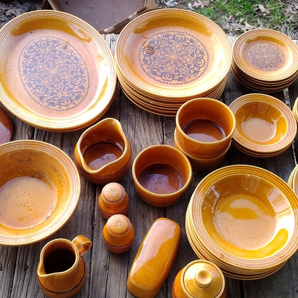 Sheffield Sierra Ironstone dinnerware set 1970s